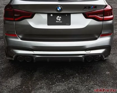 3D Design Carbon Fiber Rear Diffuser BMW F97 X3M 2019-2024 - 3108-29711