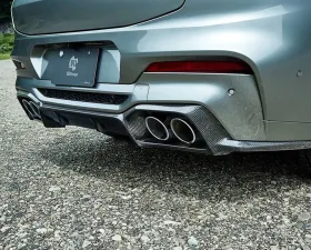 3D Design Carbon Fiber Rear Diffuser BMW F98 X4M Pre-LCI