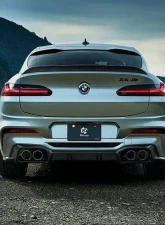 3D Design Carbon Fiber Rear Diffuser BMW F98 X4M Pre-LCI Only 2019-2025                                     - 3108-29811 - Image 5