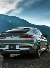 3D Design Carbon Fiber Rear Diffuser BMW F98 X4M Pre-LCI Only 2019-2025                                     - 3108-29811 - Image 6