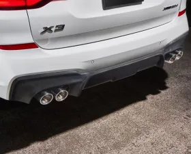 3D Design Carbon Fiber Rear Diffuser Quad Set BMW G01 X3 M-Sport