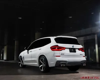 3D Design Carbon Fiber Rear Diffuser Quad Set BMW G01 X3 M40i 2019-2023 - 3108-30121