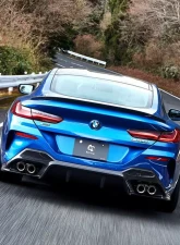 3D Design OEM Exhaust Carbon Fiber Rear Diffuser BMW G14 | G15 M-Sport| M850i Coupe and Convertible Only 2015-2023                                     - 3108-31511 - Image 15