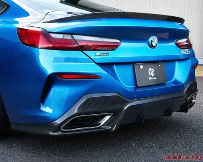 3D Design OEM Exhaust Carbon Fiber Rear Diffuser BMW G14 | G15 M-Sport| M850i Coupe and Convertible Only 2015-2023 - 3108-31511