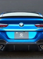 3D Design OEM Exhaust Carbon Fiber Rear Diffuser BMW G14 | G15 M-Sport| M850i Coupe and Convertible Only 2015-2023                                     - 3108-31511 - Image 8