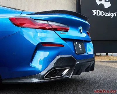 3D Design OEM Exhaust Carbon Fiber Rear Diffuser BMW G14 | G15 M-Sport| M850i Coupe and Convertible Only 2015-2023 - 3108-31511