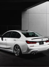 3D Design Carbon Fiber Rear Diffuser BMW G20 3-Series M-Sport 2019-2023                                     - 3108-32011 - Image 3