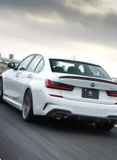 3D Design Carbon Fiber Rear Diffuser BMW G20 3-Series M-Sport 2019-2023                                     - 3108-32011 - Image 4