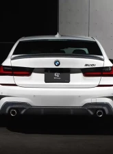 3D Design Carbon Fiber Rear Diffuser BMW G20 3-Series M-Sport 2019-2023                                     - 3108-32011 - Image 5