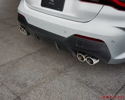 3D Design Carbon Fiber Rear Diffuser BMW G22 | G23 4-Series M-Sport 2020-2023 - 3108-32212