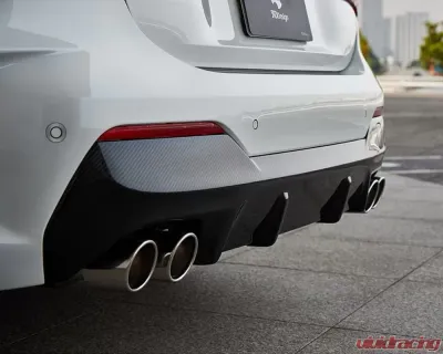 3D Design Carbon Fiber Rear Diffuser BMW G22 | G23 4-Series M-Sport 2020-2023 - 3108-32212