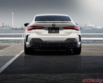 3D Design Carbon Fiber Rear Diffuser BMW G22 | G23 4-Series M-Sport 2020-2023 - 3108-32212