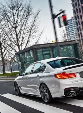 3D Design Type 1 Carbon Fiber Rear Diffuser BMW G30 5-Series M-Sport 2017-2023                                     - 3108-33012 - Image 4