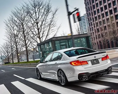 3D Design Type 1 Carbon Fiber Rear Diffuser BMW G30 5-Series M-Sport 2017-2023 - 3108-33012