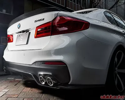 3D Design Type 1 Carbon Fiber Rear Diffuser BMW G30 | G31 5-Series M-Sport 2018-2023 - 3108-33112
