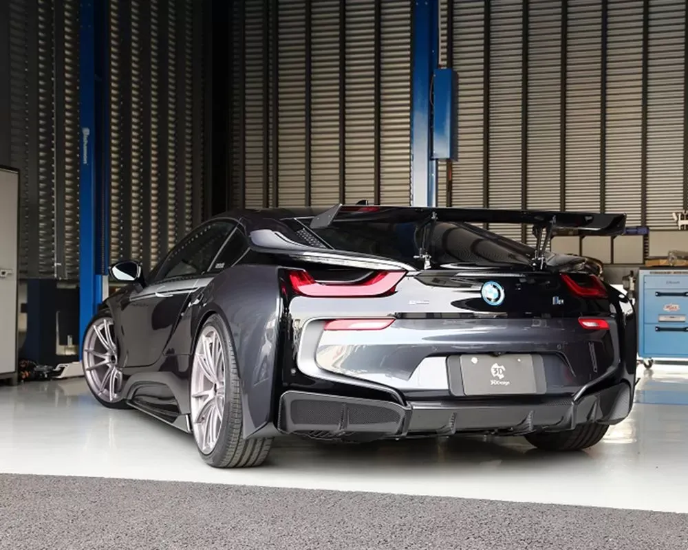 3D Design Carbon Fiber Rear Diffuser (without Exhaust Tip) BMW i8 I12 - 3108-51211