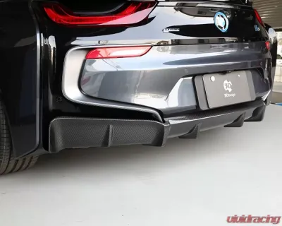 3D Design Carbon Fiber Rear Diffuser without Exhaust Tip BMW i8 I12 2015-2017 - 3108-51211
