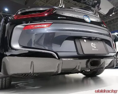 3D Design Carbon Fiber Rear Diffuser without Exhaust Tip BMW i8 I12 2015-2017 - 3108-51211