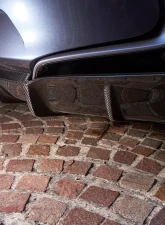 3D Design Carbon Fiber Rear Diffuser with Titanium Exhaust Set BMW i8 I12 2015-2017                                     - 3108-51222 - Image 3