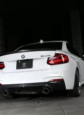 3D Design Carbon Fiber Trunk Spoiler BMW F22 2-Series 2014-2018                                     - 3109-22211 - Image 4