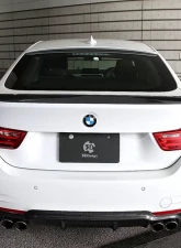 3D Design Carbon Fiber Trunk Spoiler BMW F36 4-Series GranCoupe Models 2018-2019                                     - 3109-23621 - Image 3