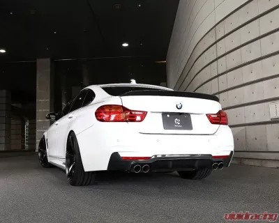 3D Design Carbon Fiber Trunk Spoiler BMW F36 4-Series GranCoupe Models 2018-2019 - 3109-23621