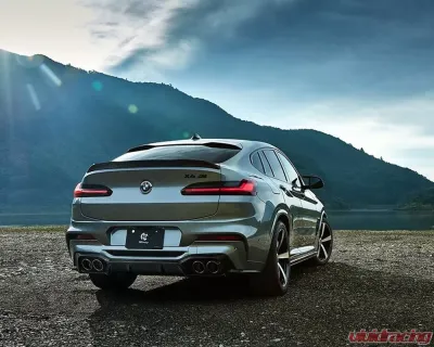 3D Design Carbon Fiber Trunk Spoiler BMW F98 X4M 2019-2025 - 3109-29811