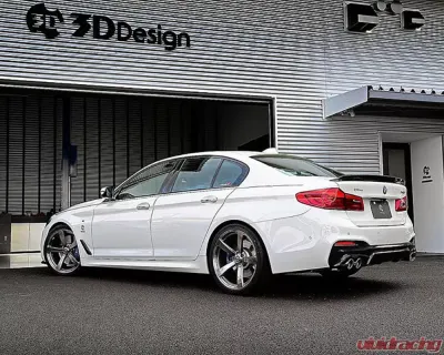 3D Design 1x1 Carbon Fiber Trunk Spoiler - 3109-33021