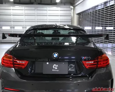 3D Design Dry Carbon Fiber Racing Wing BMW F82 | F83 M4 2015-2020 - 3111-28211