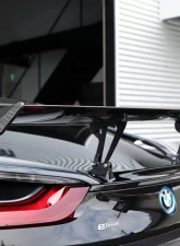 3D Design Carbon Fiber Racing Wing for BMW i8 2014-2017, Prepreg 2x2 Weave, Lightweight                                     - 3111-51211 - Image 5