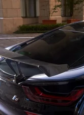 3D Design Carbon Fiber Racing Wing for BMW i8 2014-2017, Prepreg 2x2 Weave, Lightweight                                     - 3111-51211 - Image 3