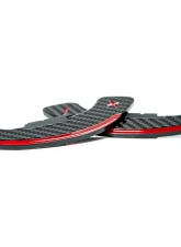 3D Design Dry Carbon Fiber Red Shift Paddle Set                                     - 6101-00333 - Image 2