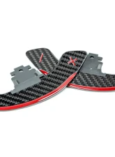 3D Design Dry Carbon Fiber Red Shift Paddle Set                                     - 6101-00333 - Image 6