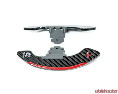 3D Design Dry Carbon Fiber Red Shift Paddle Set - 6101-00333