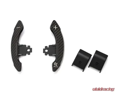 3D Design Carbon Fiber Silver Shift Paddle Set for Mini Cooper F54 F56 F60 2010-2021 - 6101-00342