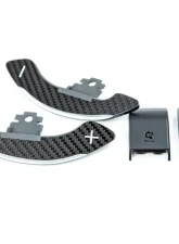 3D Design Carbon Fiber Silver Shift Paddle Set for Mini Cooper F54 F56 F60 2010-2021                                     - 6101-00342 - Image 3