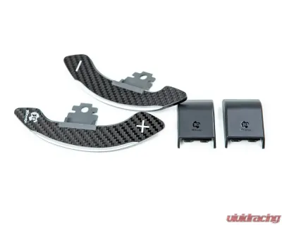 3D Design Carbon Fiber Silver Shift Paddle Set for Mini Cooper F54 F56 F60 2010-2021 - 6101-00342