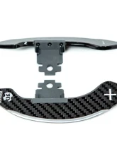 3D Design Carbon Fiber Silver Shift Paddle Set for Mini Cooper F54 F56 F60 2010-2021                                     - 6101-00342 - Image 4