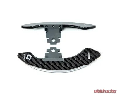 3D Design Carbon Fiber Silver Shift Paddle Set for Mini Cooper F54 F56 F60 2010-2021 - 6101-00342
