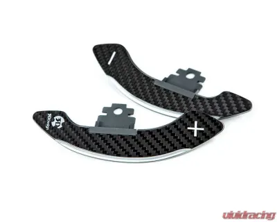 3D Design Carbon Fiber Silver Shift Paddle Set for Mini Cooper F54 F56 F60 2010-2021 - 6101-00342