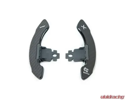3D Design Carbon Fiber Silver Shift Paddle Set for Mini Cooper F54 F56 F60 2010-2021 - 6101-00342