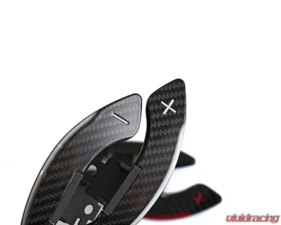 3D Design Carbon Fiber Silver Shift Paddle Set for Mini Cooper F54 F56 F60 2010-2021 - 6101-00342