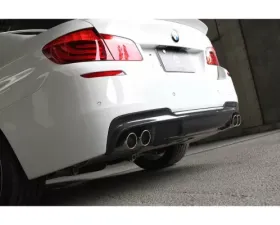 3D Design Carbon Fiber Rear Diffuser Quad Tip BMW 5 Series F10| F11 M Sport 2011-2016