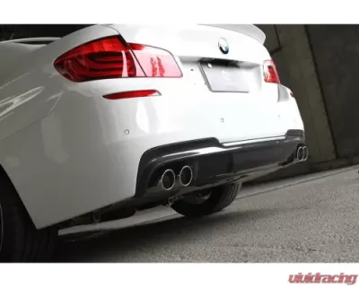 3D Design Carbon Fiber Rear Diffuser Quad Tip BMW 5 Series F10| F11 M Sport 2011-2016 - 3108-21041