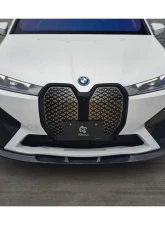 3D Design Carbon Infusion Front Lip Spoiler BMW I20 iX Sport Package M60 2022+                                     - 3101-52012 - Image 2