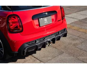 3D Design CFRP Rear Diffuser with PDC Mini John Cooper JCW F56 LCI2 2014-2015