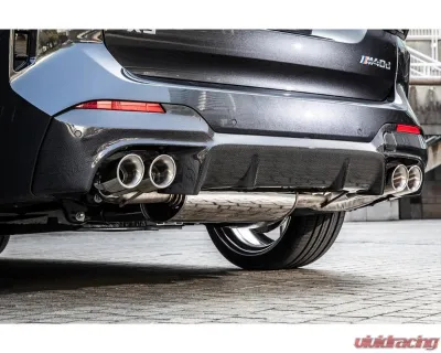 3D Design CFRP Rear Quad Tips Diffuser BMW G01 X3 LCI | M-Sport | M40d 2019-2024 - 3108-30131