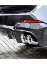 3D Design CFRP Rear Quad Tips Diffuser BMW G01 X3 LCI | M-Sport | M40d 2019-2024                                     - 3108-30131 - Image 3