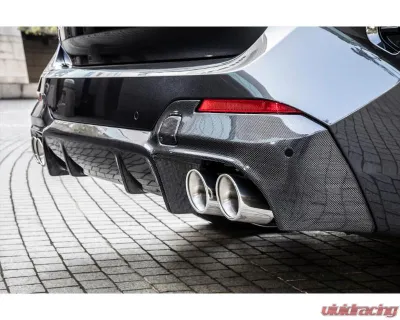 3D Design CFRP Rear Quad Tips Diffuser BMW G01 X3 LCI | M-Sport | M40d 2019-2024 - 3108-30131