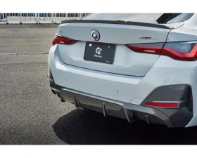 3D Design CFRP M-Sport Rear Quad Tips Diffuser BMW G26 Gran Coupe M-Sport models | M440i 2021+